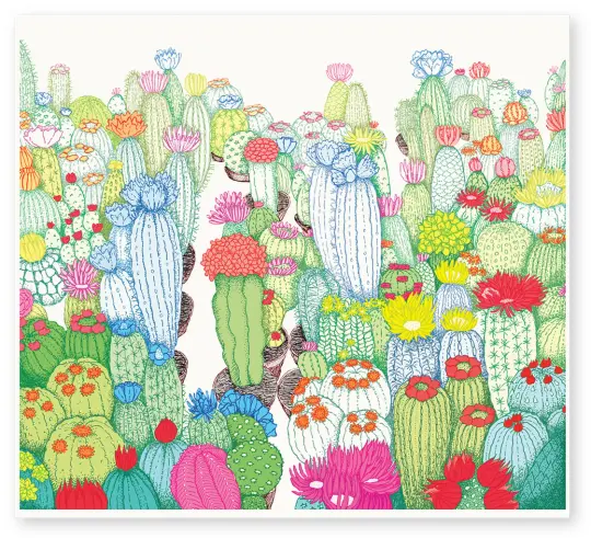 'Cactus Land' Limited Edition Art Print