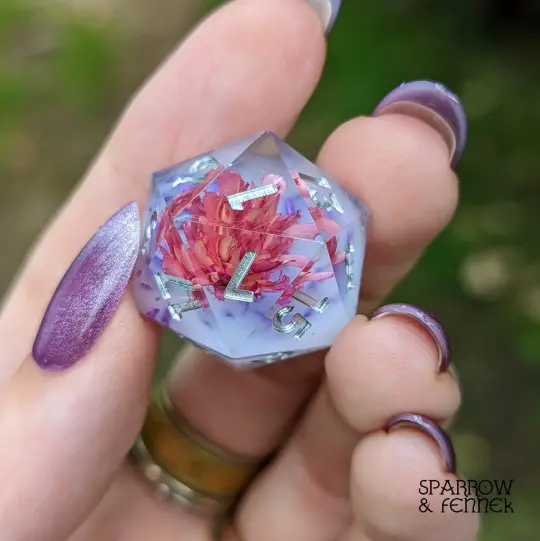 Crystal Bloom Dice Set