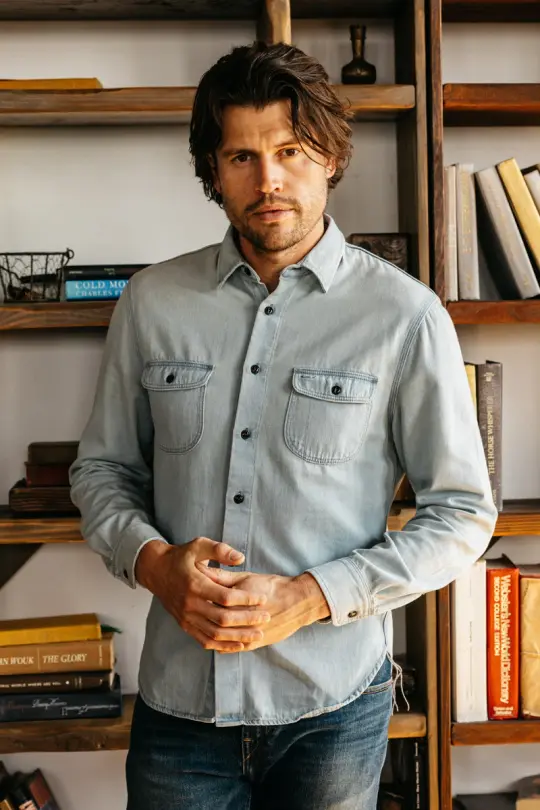 The Brace Shirt 7oz Denim - Flea