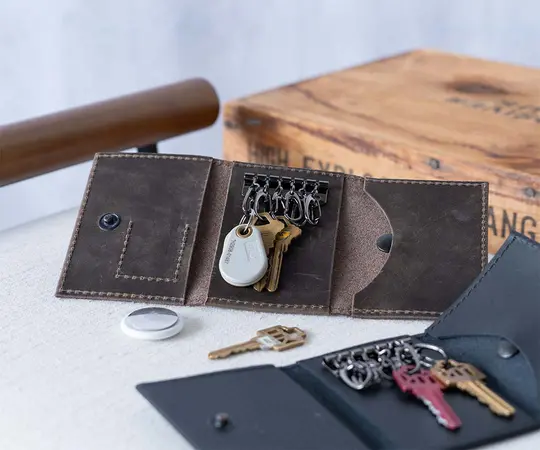 AirTag Leather Key Wallet