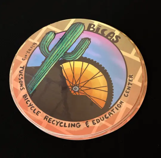 BICAS Cactus Vinyl Sticker