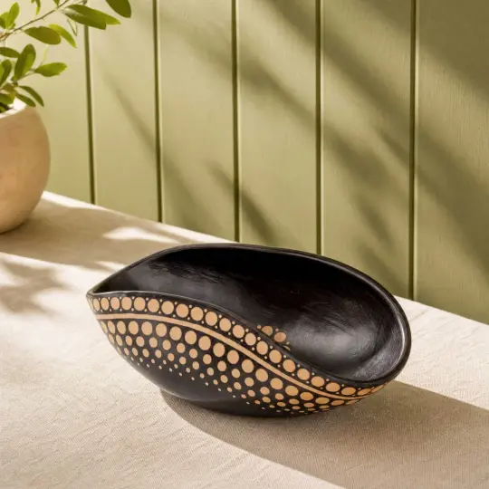 Zinapécuaro Concha Ceramic Bowl