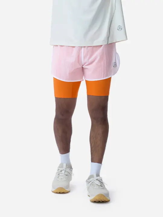 Pace Short ~ White/Orange