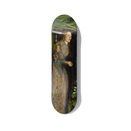 Millais Ophelia Skateboard Wall Art