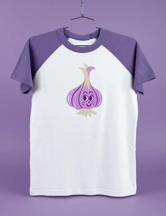 Produce Raglan Tee - Garlic *FINAL SALE*