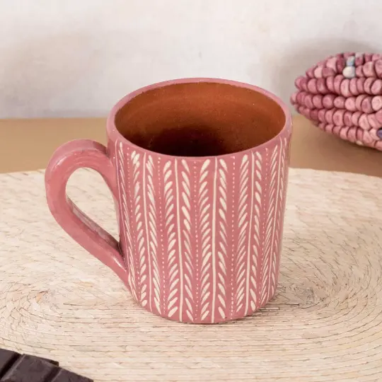 Capula Rhythmic Brushstrokes Mug