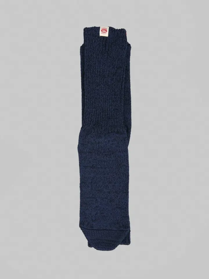 UES Melange Crew Length Socks Navy