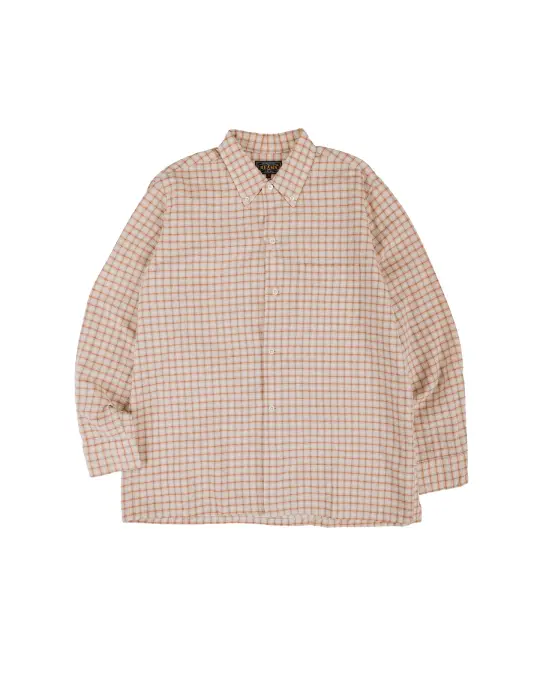 Beams Plus Open B.D. Sucker Plaid Red