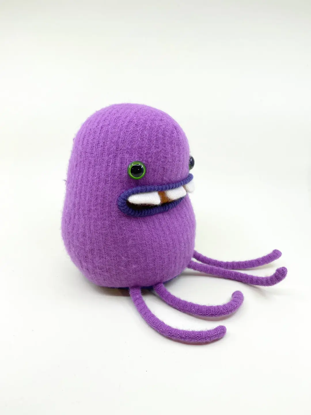 Allan the purple plush friendly monster