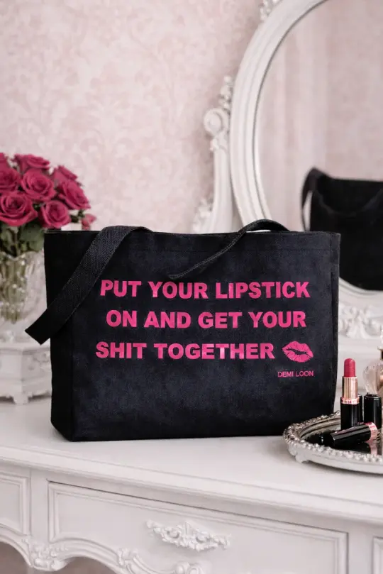 Get Your Lipstick on Tote Bag