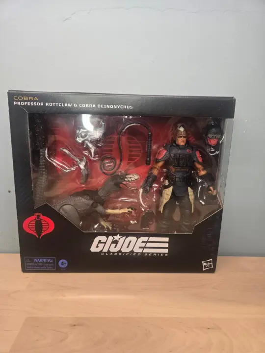 G.I. Joe Classified Professor Rottclaw & Cobra Deinonychus Sealed #196