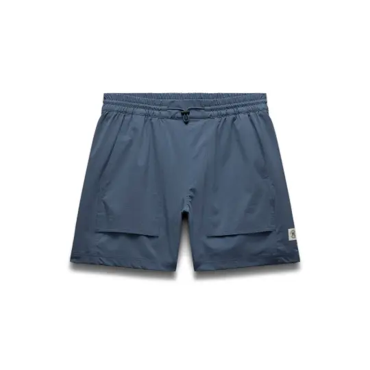 Stretch Nylon Utility Standard Swim Short 6"