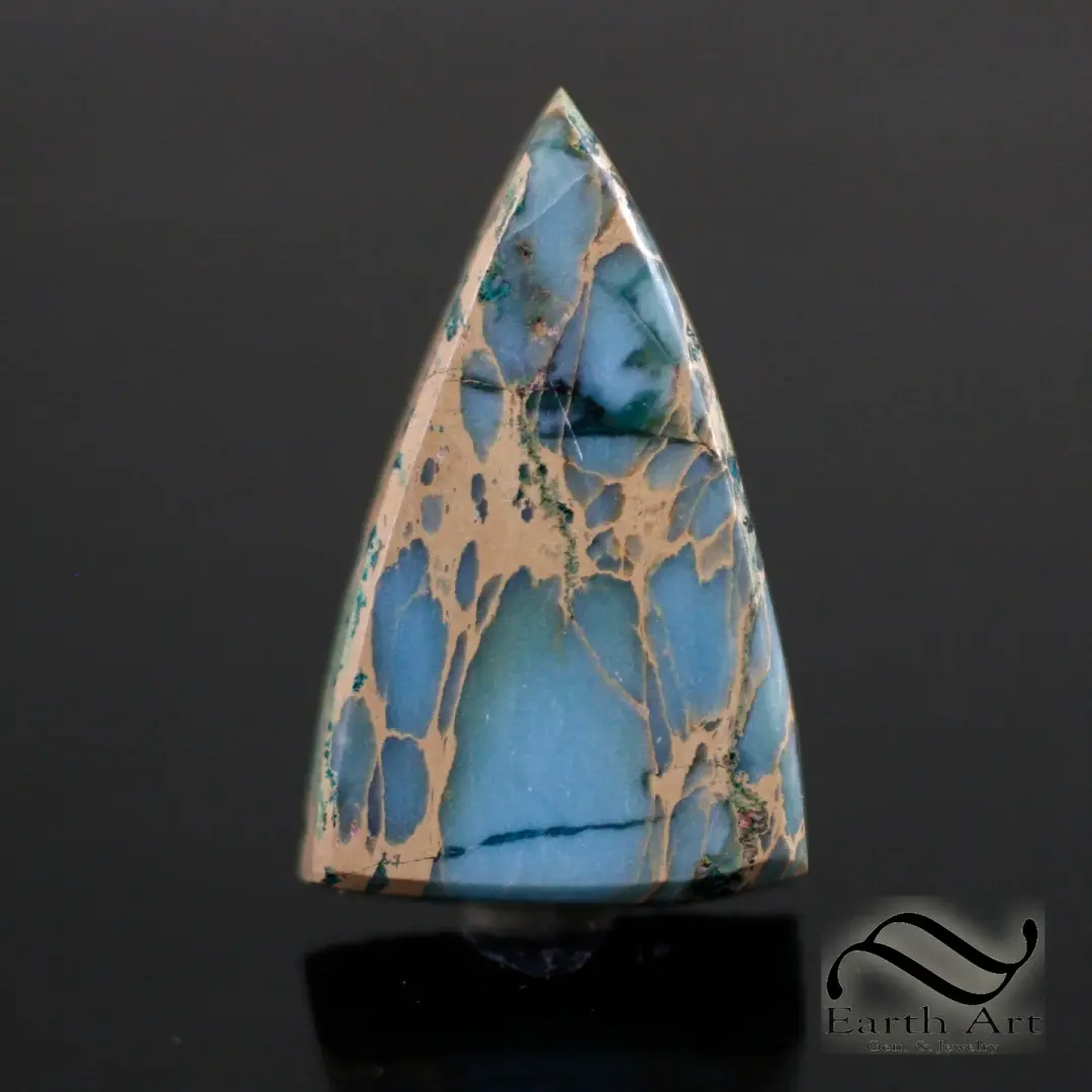 19.6 ct Zhushan Mine Turquoise Cabochon Kite Cut