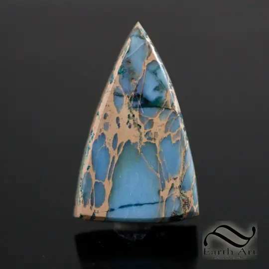 19.6 ct Zhushan Mine Turquoise Cabochon Kite Cut