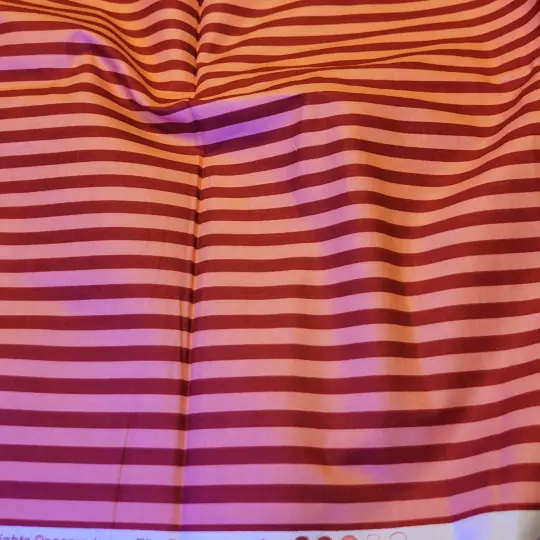 Riley Blake Rust and Pink Stripe Cotton  - By the Yard
