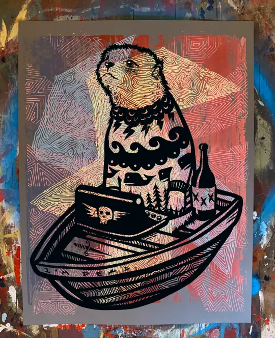 The Writer Screen Print