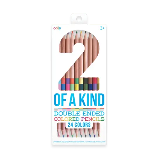2 of a Kind Doubled Ended Colored Pencils