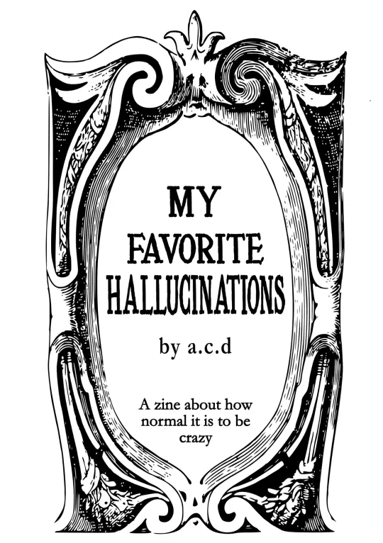 My Favorite Hallucinations physical zine