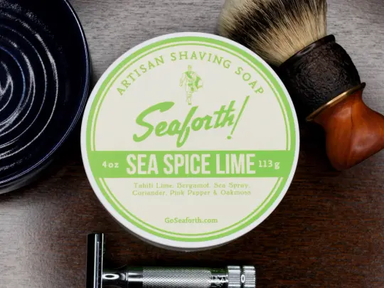 Seaforth! Sea Spice Lime Shaving Soap