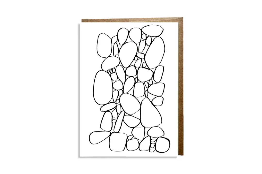 "Beach Rocks" card