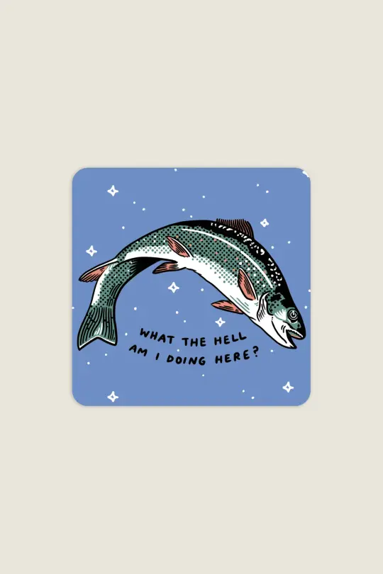 What The Hell Vinyl Sticker