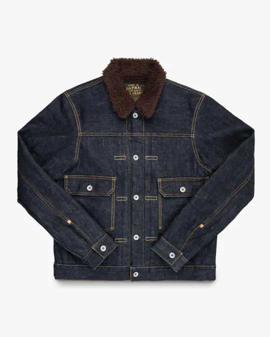 16oz Selvedge Denim Fleece Lined Type II - Indigo