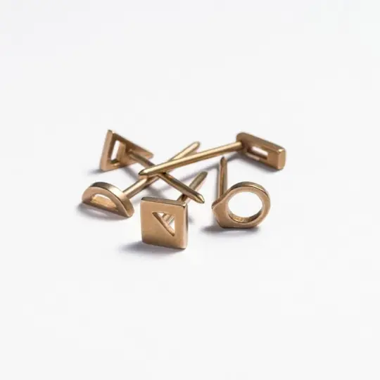 Geometric Decorative Bronze Nails