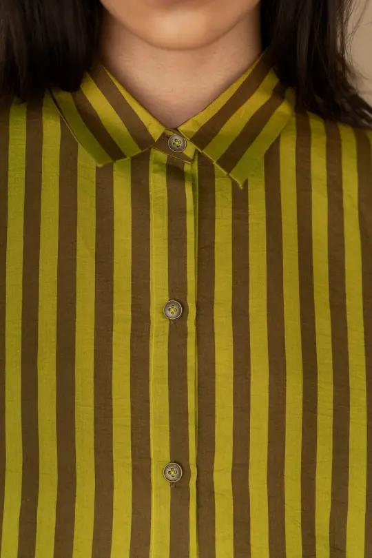 VITI - GREEN BROWN STRIPES