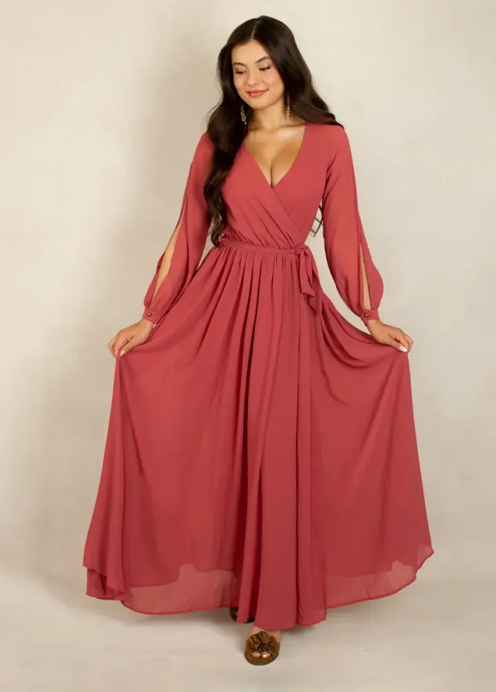 Aniya Dress in Camellia