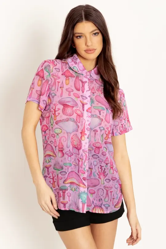 Fungirl Cute As A Button Shirt