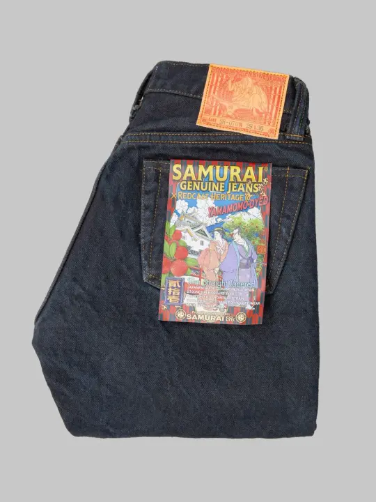 Redcast Heritage x Samurai Jeans SR710XX21oz-YM 21oz Yamamomo-Dyed Slim Straight Jeans