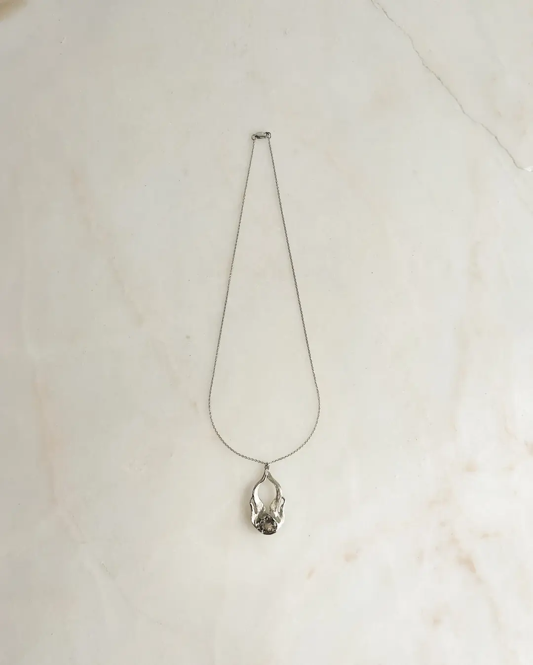 Pyre ((The White Fire)) // 14kw + Scapolite Necklace