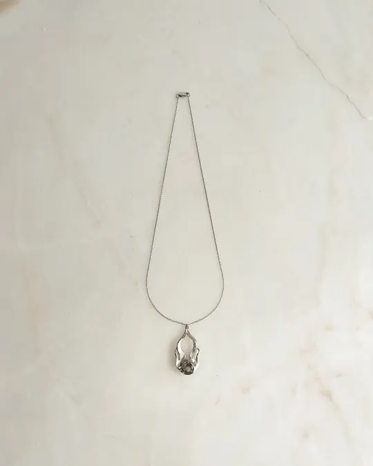 Pyre ((The White Fire)) // 14kw + Scapolite Necklace