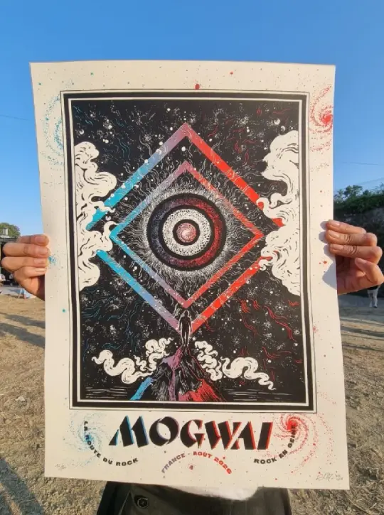 Mogwai (La Route du rock 2026) gigposter