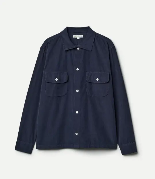 Lightweight Cotton Corduroy Long Sleeve Shirt