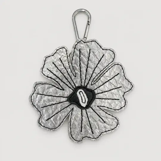 the leather poppy bag charm 49-of-70