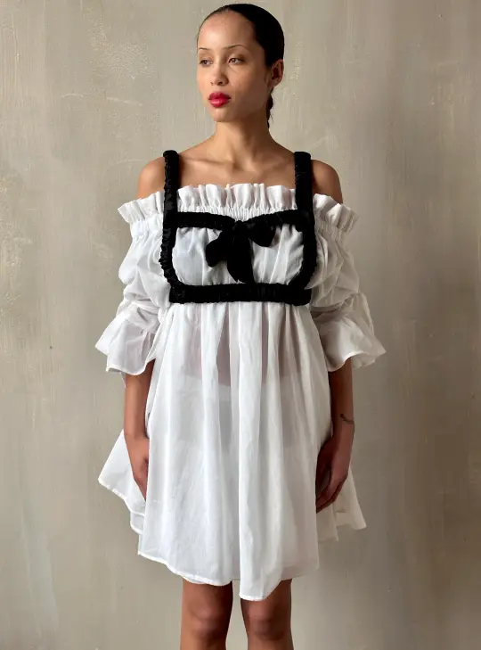 Spring '24 Black Satin Bow Harness
