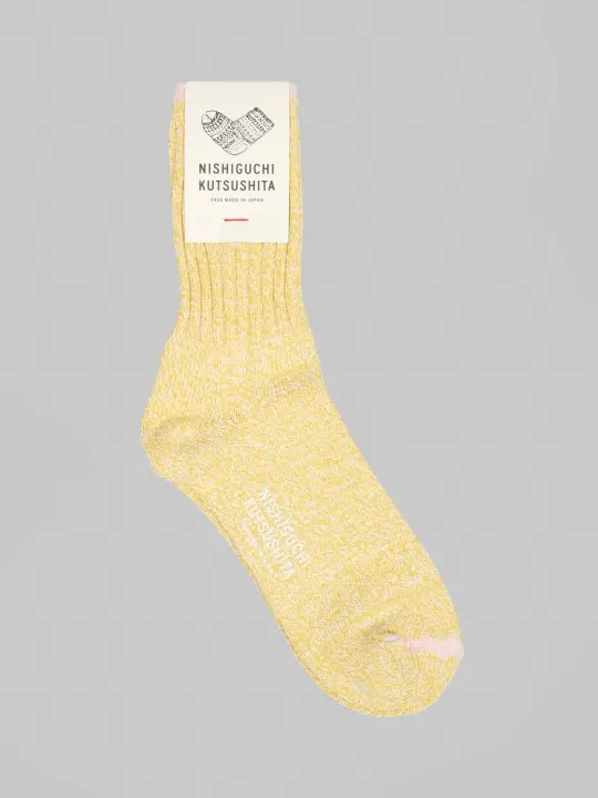 Nishiguchi  Kutsushita Silk Cotton Socks Colorful Flags