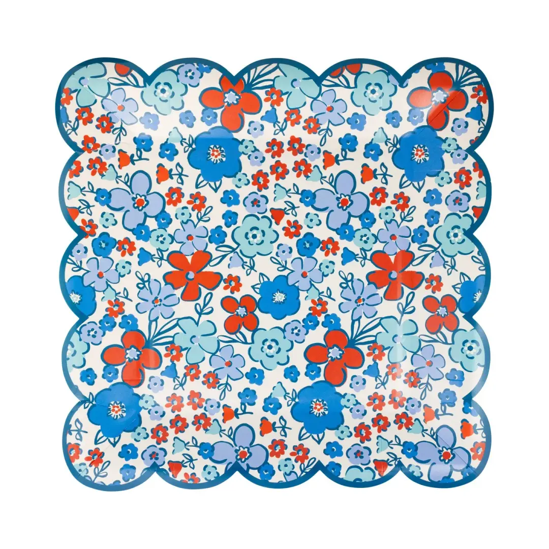 My Mind’s Eye Floral Americana 9" Plate