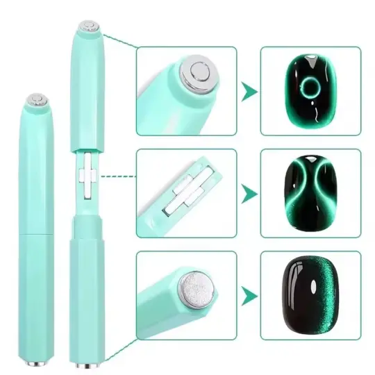 Teal Circular Magnetic Wand