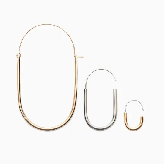 Recast Vivida hoop earrings