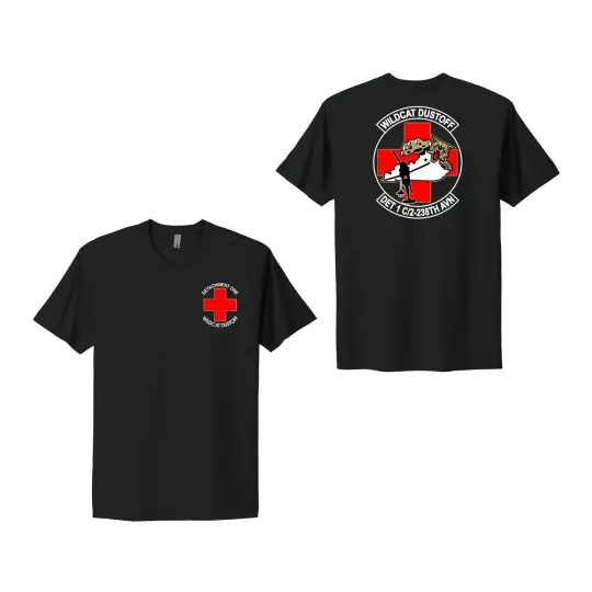 2-238th Wildcat Dustoff NL3600 Short Sleeve Tee