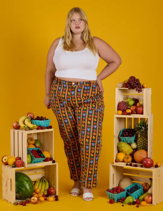 Work Pants - Fruit Fantasy *FINAL SALE*