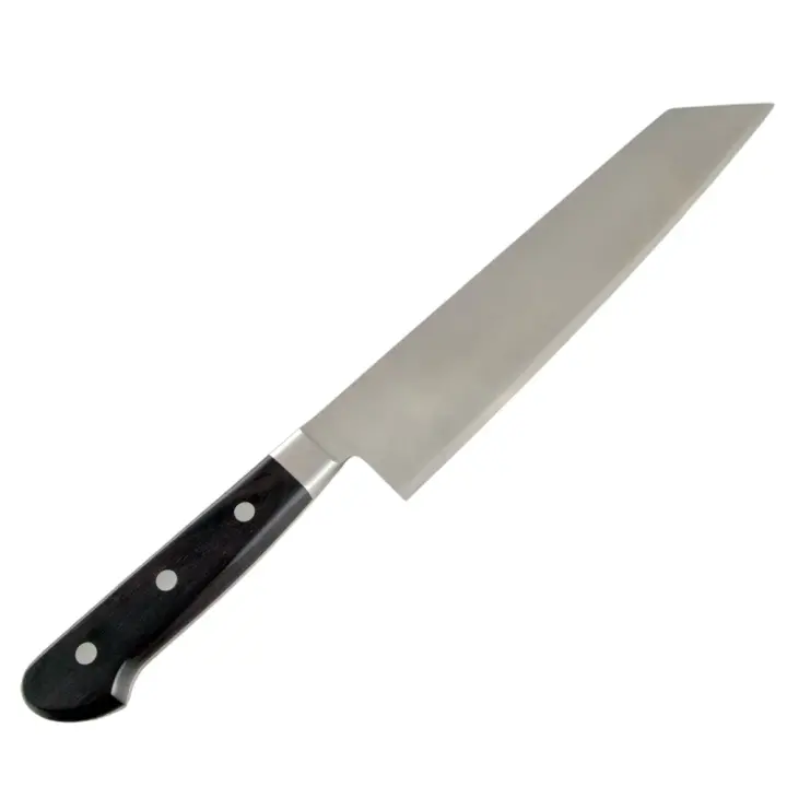 Tsunehisa SRS13 Polished 240mm Kiritsuke Gyuto Black Pakka Western Handle