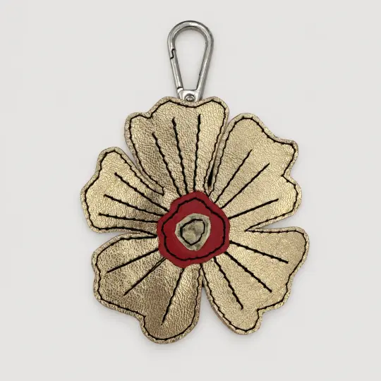 the leather poppy bag charm 7-of-70