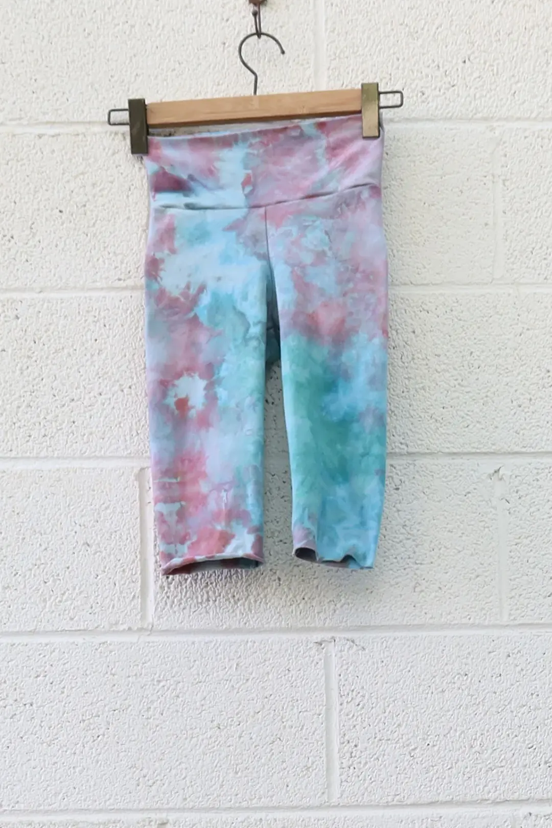 OOAK - Bermuda Leggings / 2XS / Stretch Cotton / Ice Dye (315)