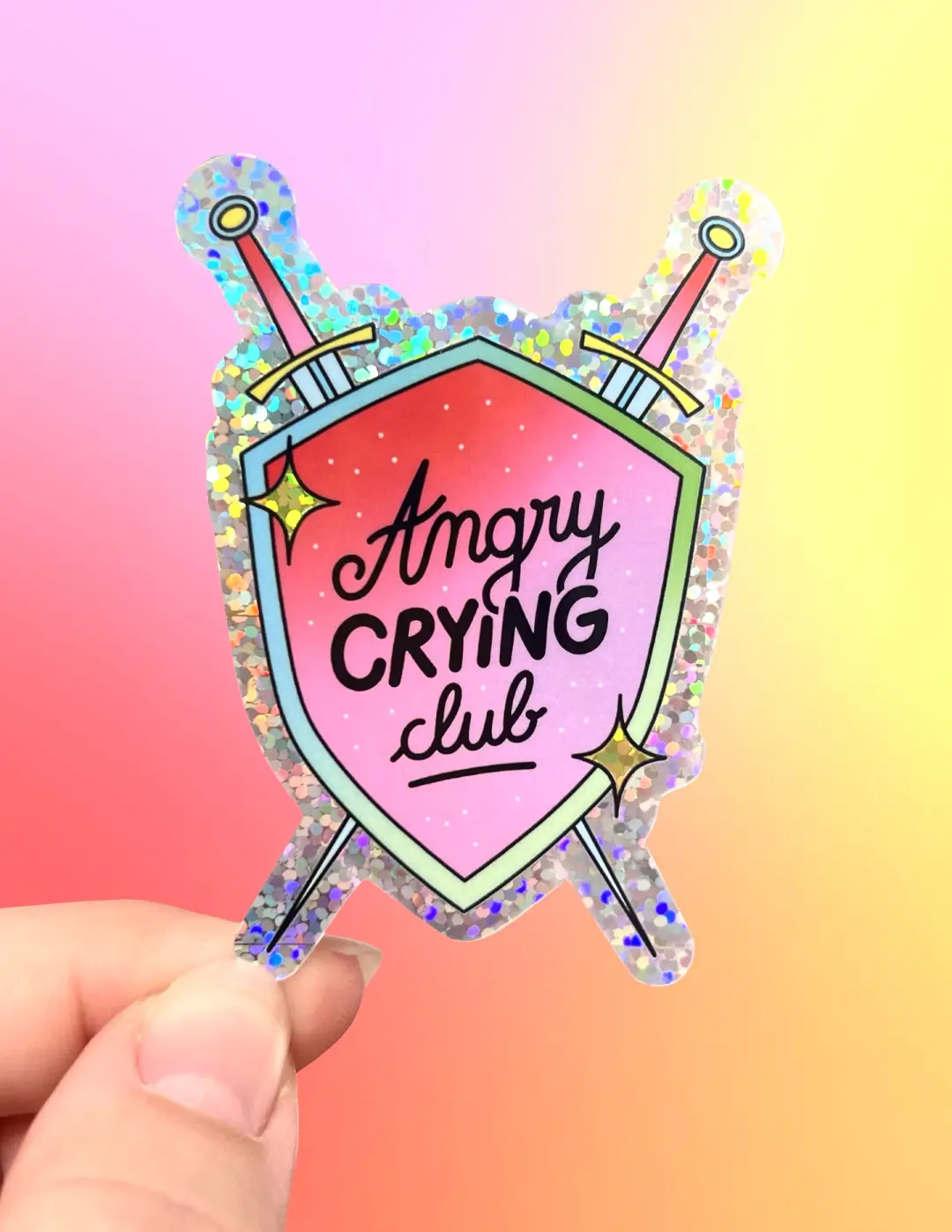 Sticker - Angry crying club