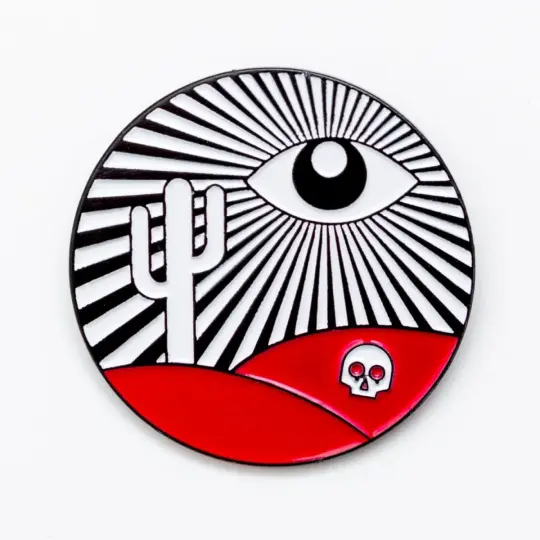 The Truth Is Nowhere Enamel Pin