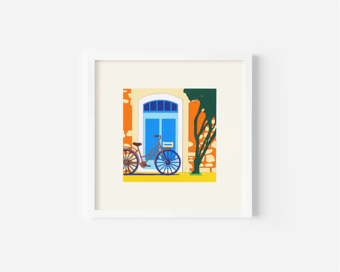 Au détour d'une ruelle - Tableau en série limitée