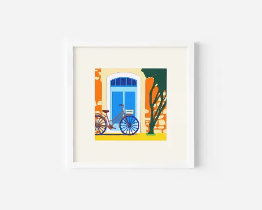 Au détour d'une ruelle - Tableau en série limitée